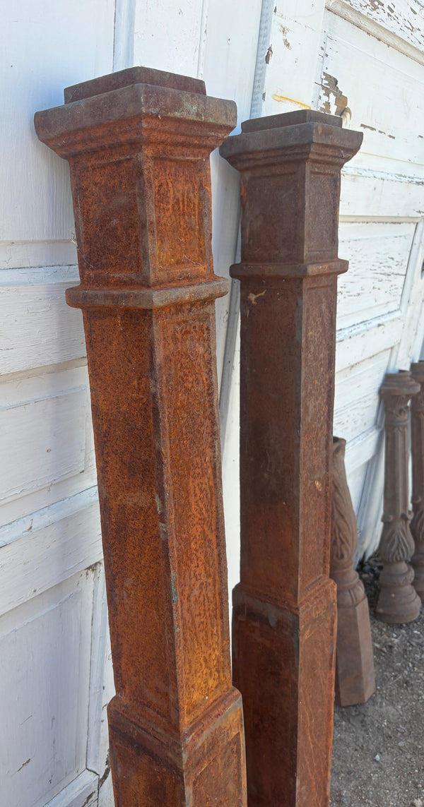 Pair of Cast Iron Newel Posts GA21444