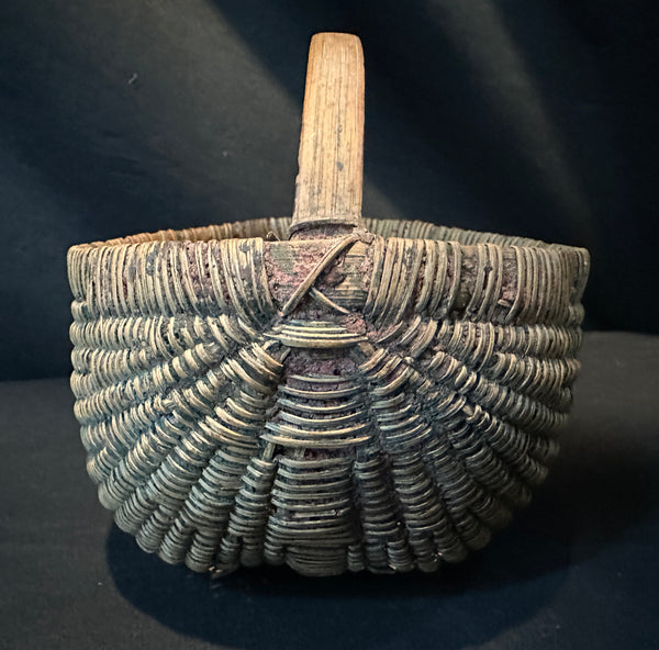 Rare 19th Century Shelton Sisters Hand-Woven Basket GA20362