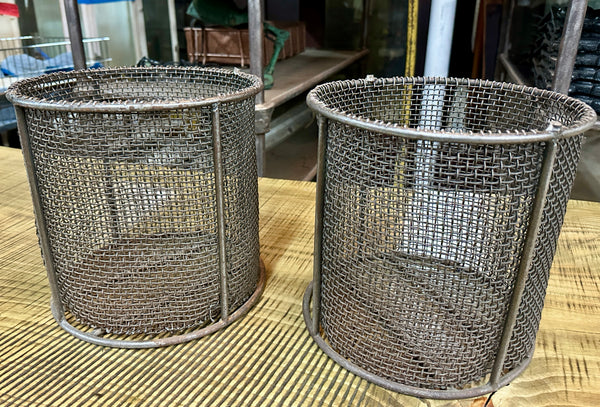 Steel Wire Mesh Baskets - 2 Available - GA20729