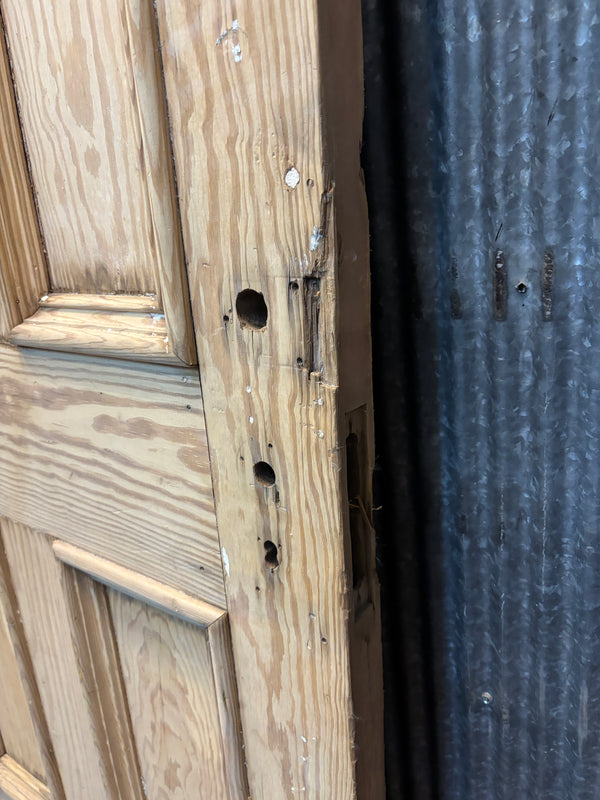 Heart Pine 4-Panel Door GA21433