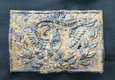 1870's Military Eagle Belt Buckle Dug in King William Virginia GS00707