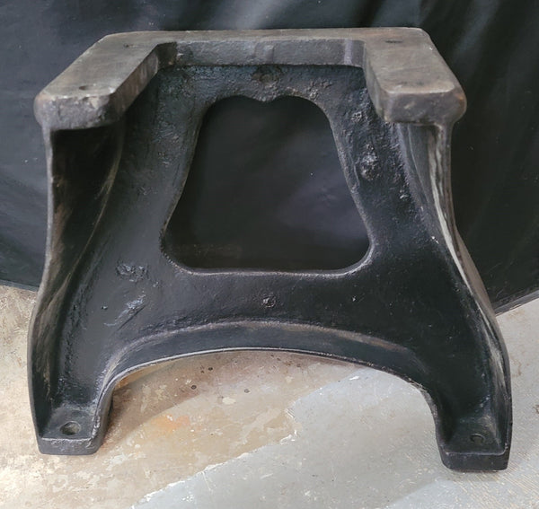 Pair of Cast Iron Factory Tapered Machine Legs 21" T GS00689