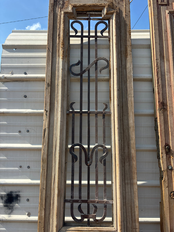 Pair of Early 1800s Egyptian Wooden Doors GA21515