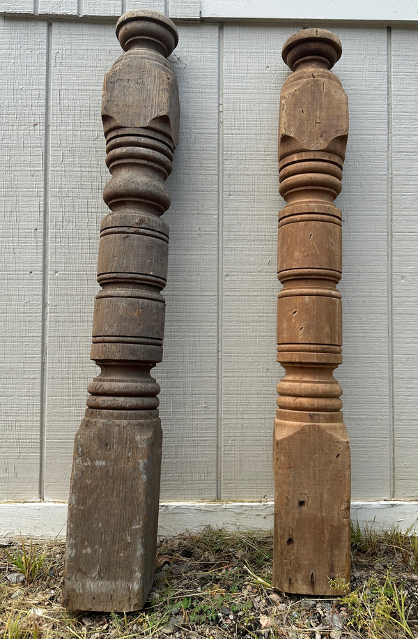 Turned Newel Post Pair GA20304