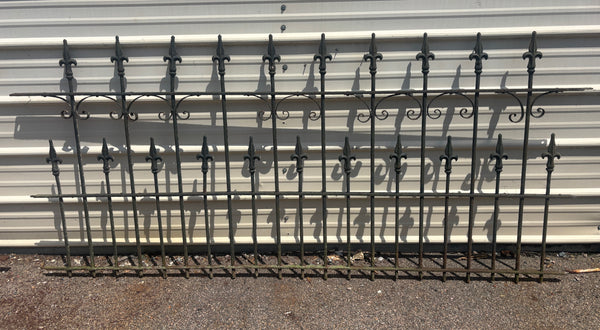 7 Foot Iron Fence Panel GA21316
