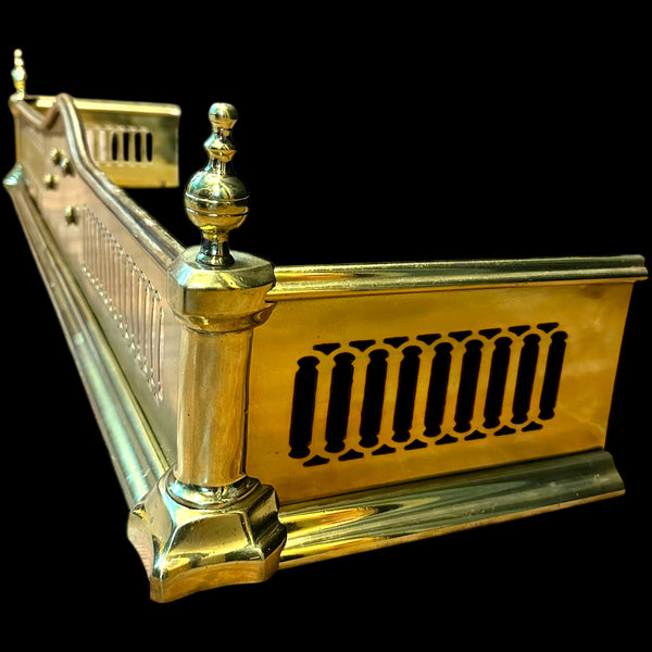 Antique Brass Fireplace Fender GA20111