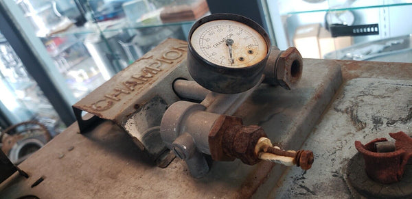 Vintage 1960's Dependable Champion Spark Plug Tester & Service GA9828