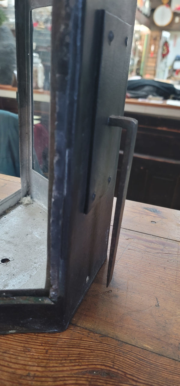 Vintage Hanging Nautical Lantern Case 22 1/2" T x 13 3/4" GS00886