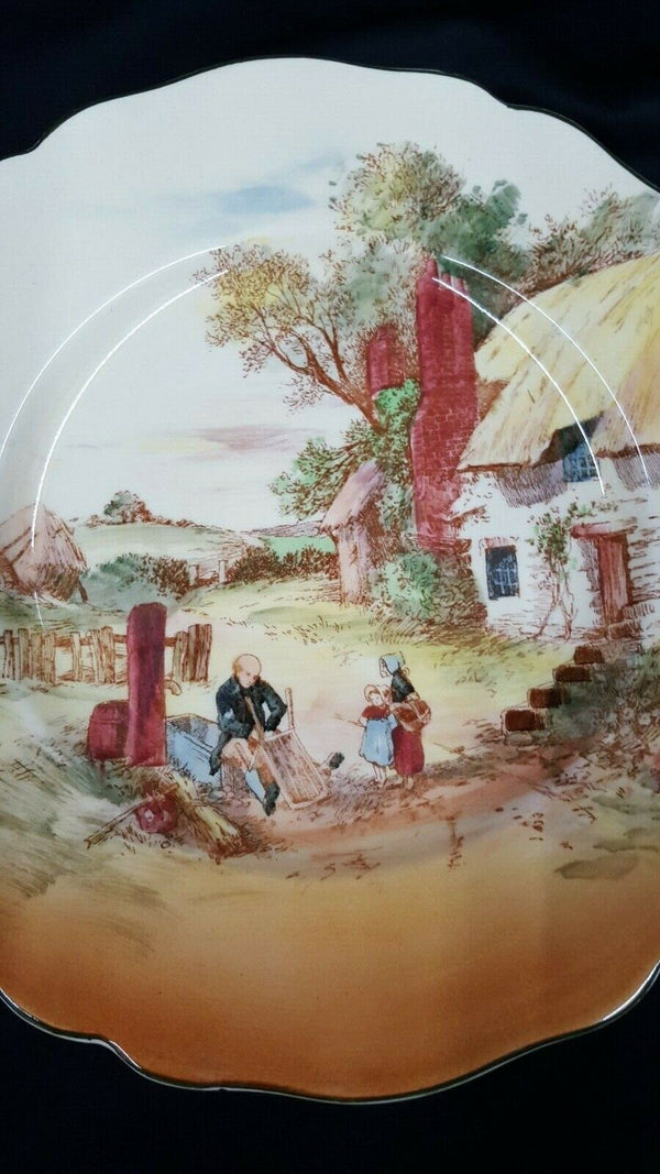 2 Royal Doulton Tony Weller Charles Dickens 10 1/2" Collector Plates GSDICKENS