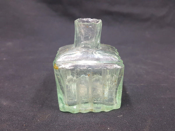 Civil War Era Hand Blown Glass Inkwell