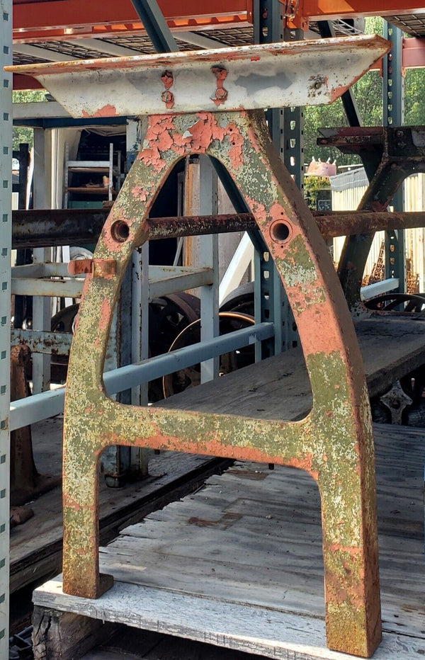 Industrial Factory Cast Iron Machine Table Base 30 1/2" T x 49 1/2" L x 18" D GS00047