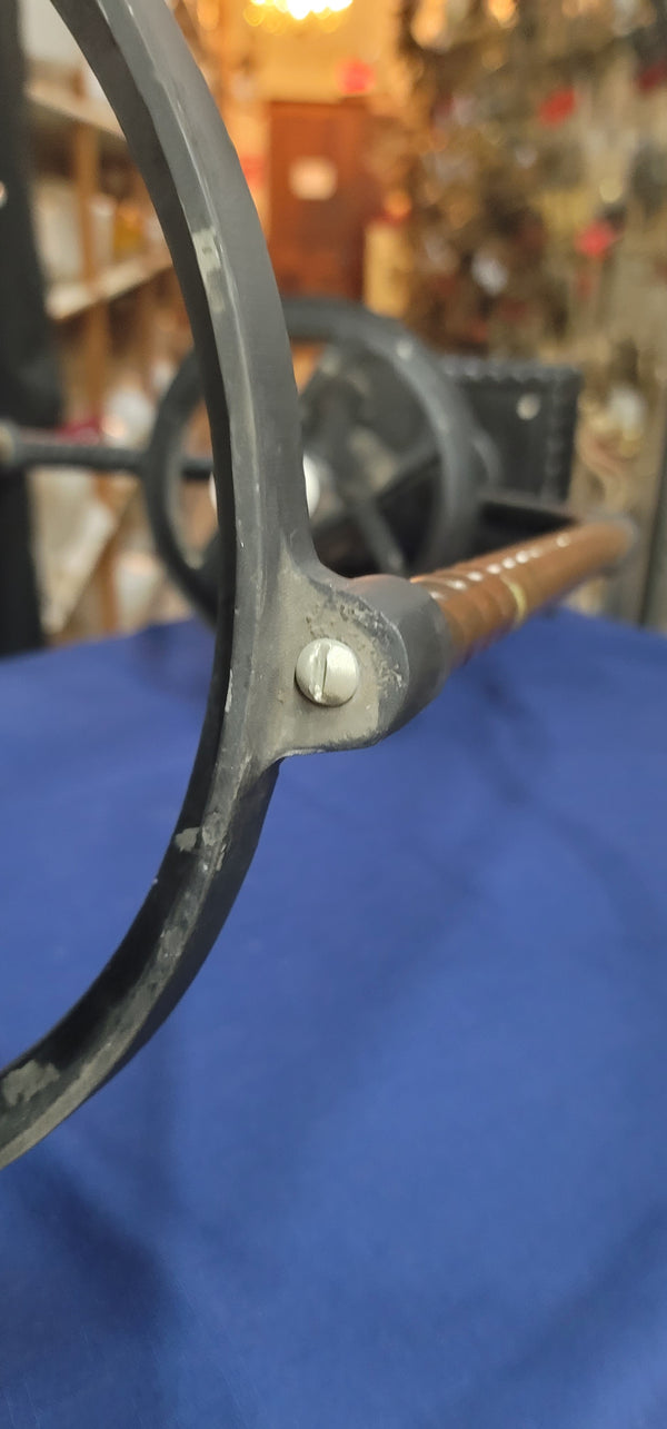 1899 Large Victorian Street Lamp Frame Electrified 29" x 18" GS00840