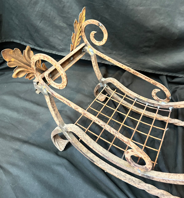 Custom Wrought Iron Decorative Holiday Sleigh GA20453