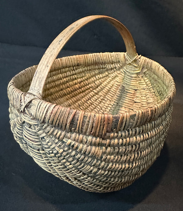 Rare 19th Century Shelton Sisters Hand-Woven Basket GA20362