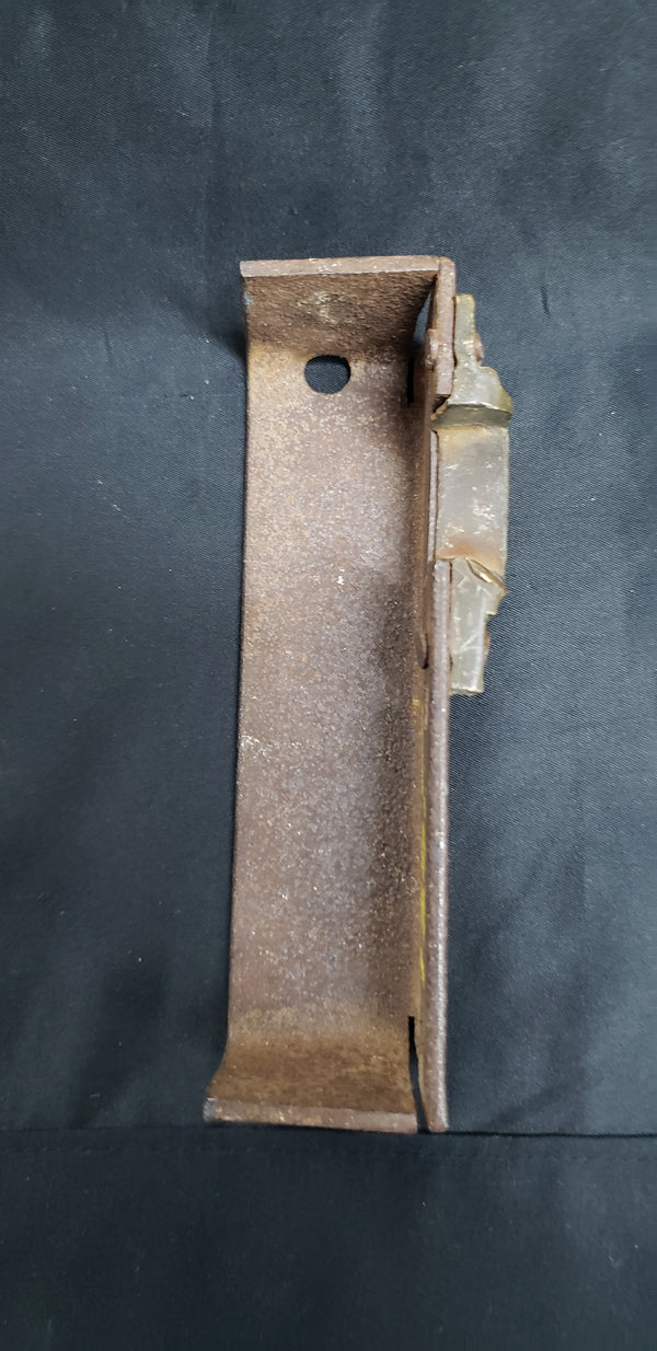 Cast Iron & Brass Carpenter Style Rim Lock Keeper 5 1/2" x 1 3/8" GS00865