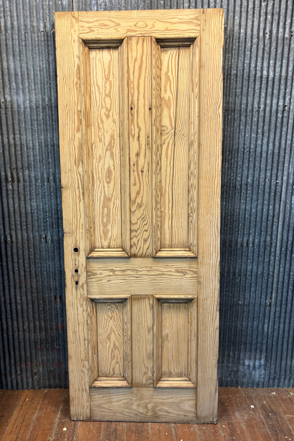 Heart Pine 4-Panel Door GA21433