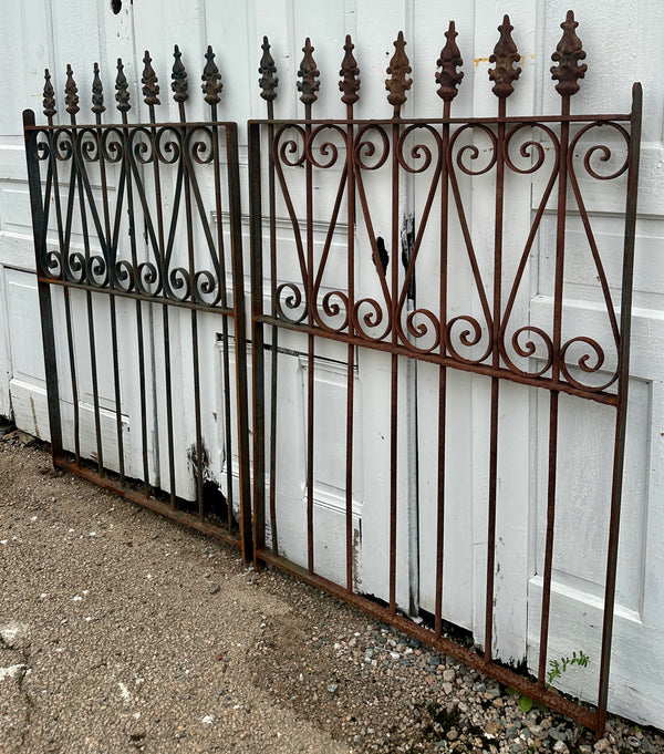 Antique Iron Garden Gate Pair GA20338