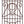Load image into Gallery viewer, Geometric Wrought Iron Fence Panel with Flower Accents 55" T x 39" W GS00048
