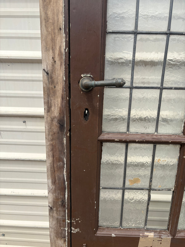 Single French Door with Transom Window GA21533