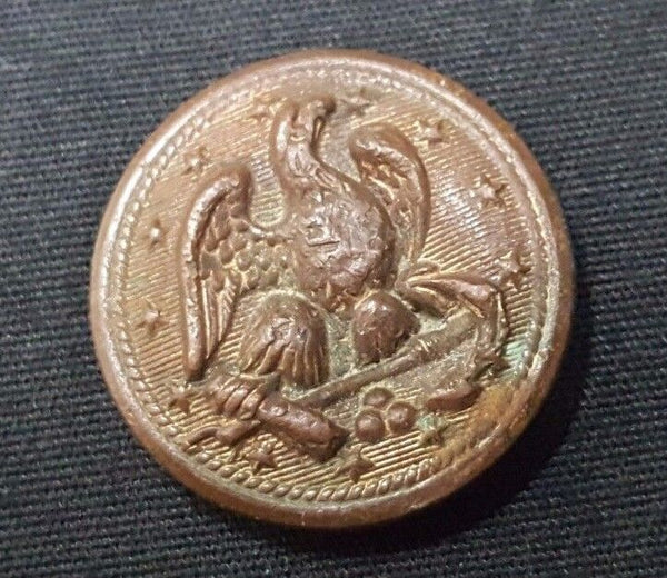 Civil War U.S. Naval Officer's Eagle Coat Button Recovered GS010928