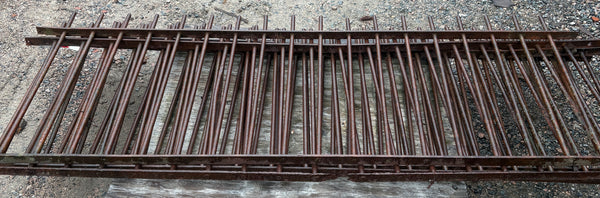 43ft of Antique Wrought Iron Fencing GA21082