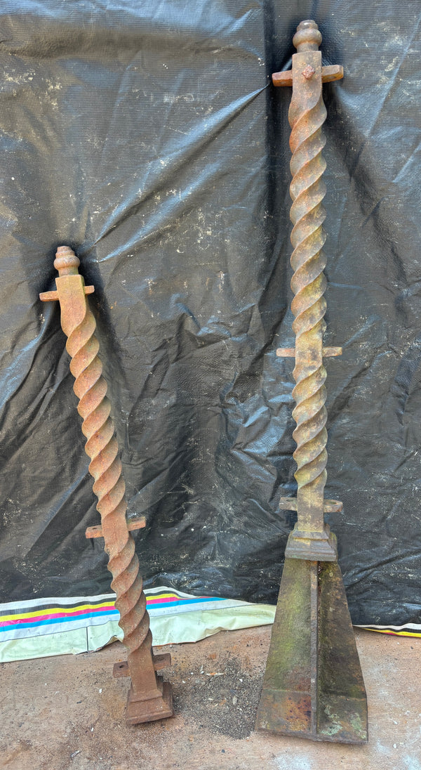 Pair of Cast Iron Newel Posts GA21562