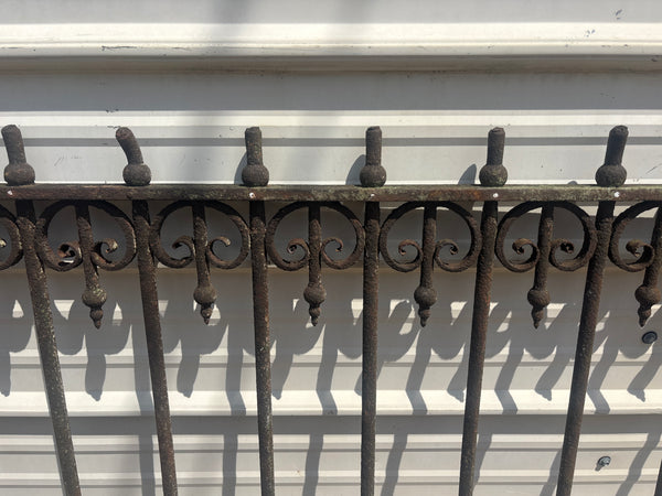 8 Foot Iron Fence Panel GA21318