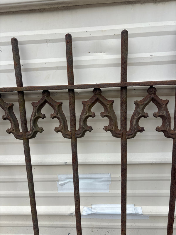3.5 Foot Antique Iron Fence Panel GA21285