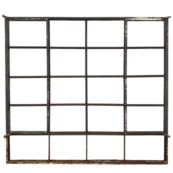 Restored 20-Pane Steel Casement Window w/ Swing Outs - 69.5" x 63" - GA20871