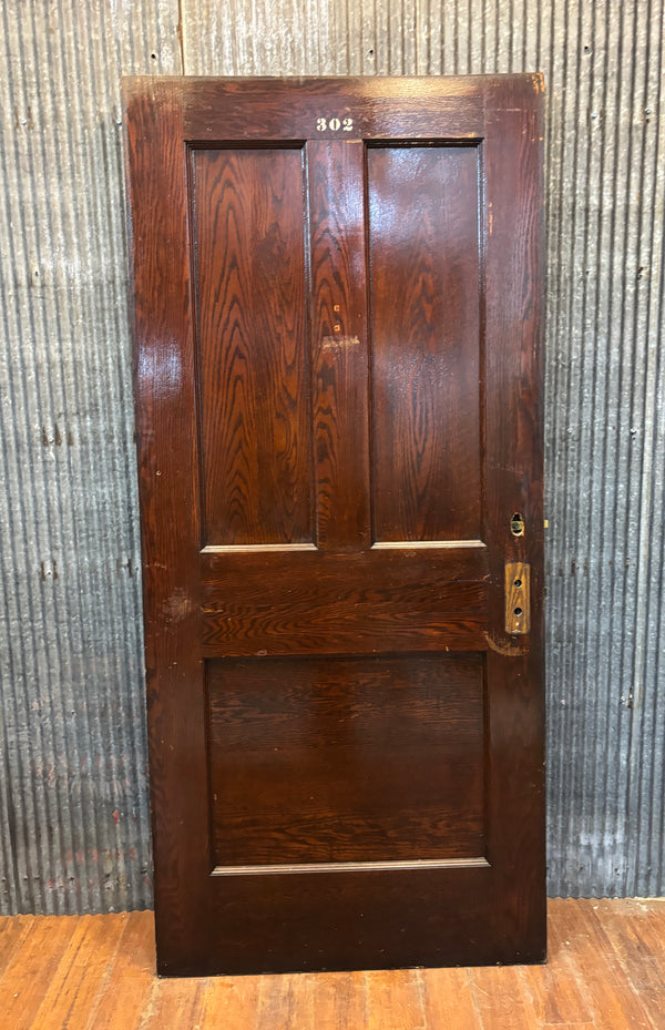 3-Panel Wooden Door GA21486