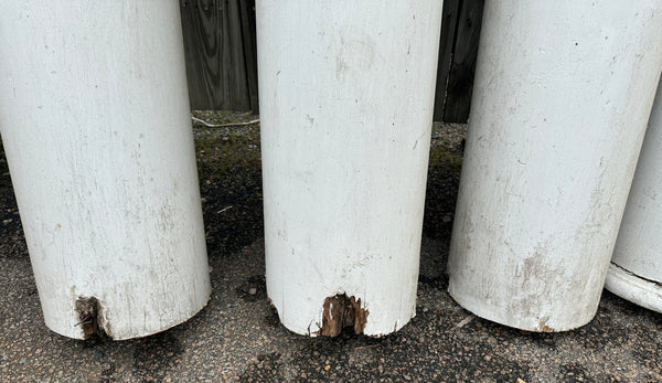 Set of 4 Full-Size and 2 Half-Size Building Columns GA20332