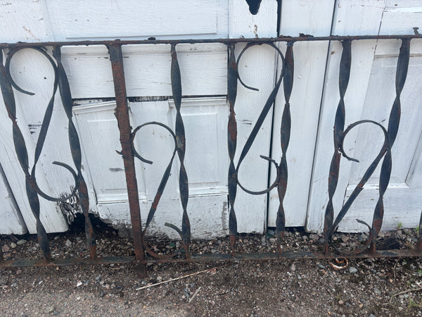 8.75 Foot Iron Fence Panel GA21322