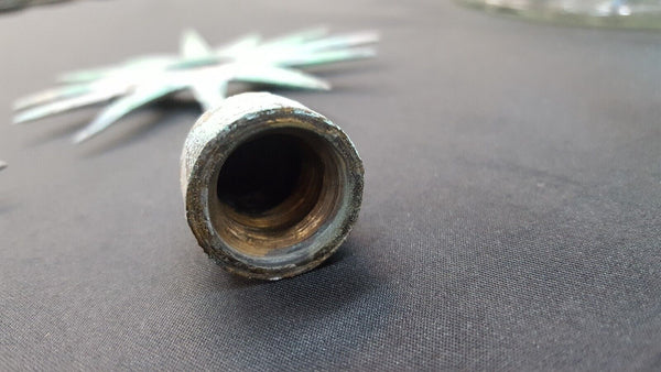 Set of 3 Vintage Bronze Starburst Lightening Rod Finials