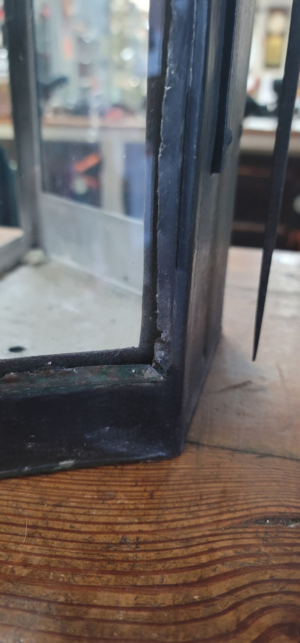 Vintage Hanging Nautical Lantern Case 22 1/2" T x 13 3/4" GS00886