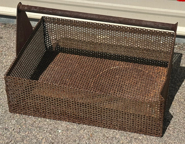 Industrial Wire Mesh Basket w/ Handle GA20903