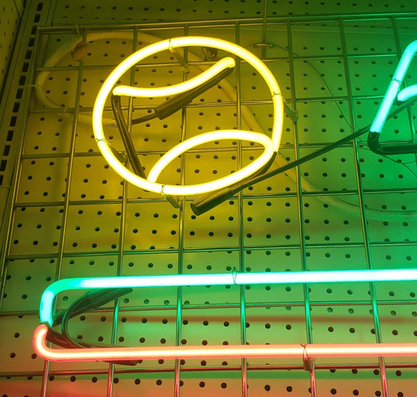 Large Vintage Neon Practice Range Sign
