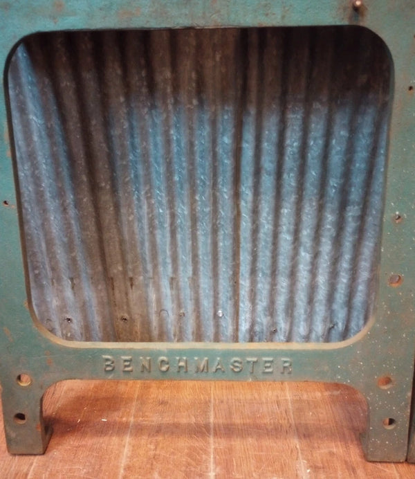 Pair of Benchmaster Cast Iron Machine Legs 26" T x 22 1/4" W GA-S063
