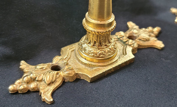 Sherle Wagner Louis XVI Style Towel Bar w/ Brackets GS00758