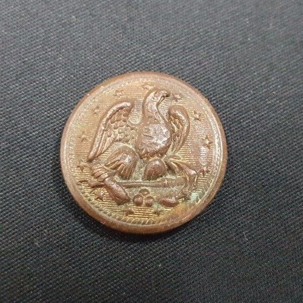 Civil War U.S. Naval Officer's Eagle Coat Button Recovered GS010928
