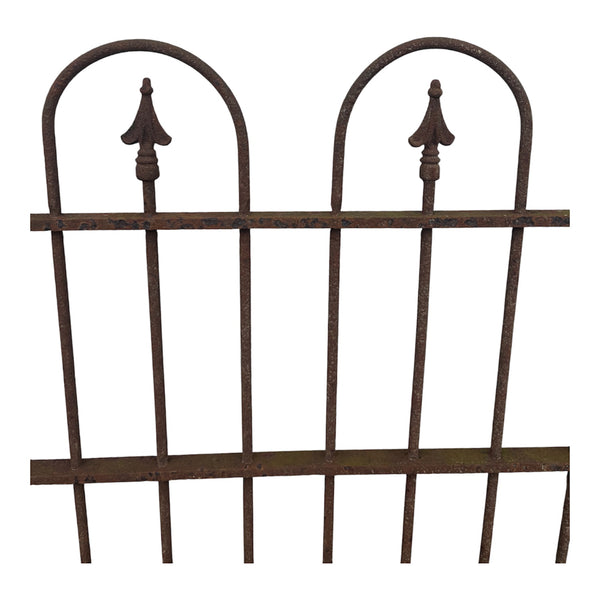 38 Ft of Antique Wrought Iron Hairpin Fencing GA21129