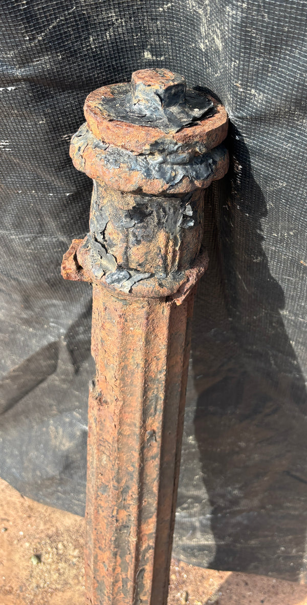 Pair of Victorian Cast Iron Newel Posts GA21583