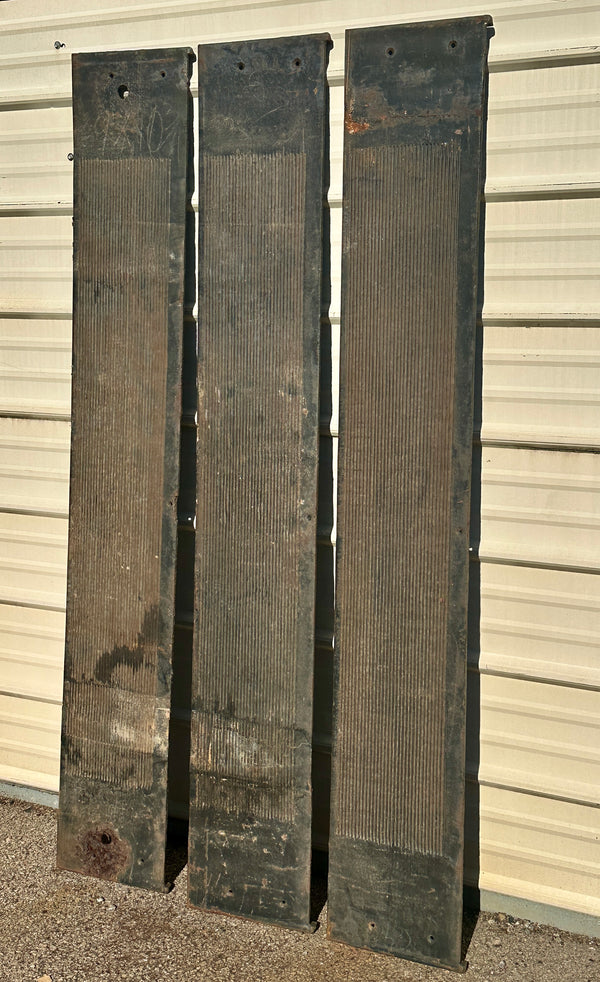 Set of 3 69" Long Cast Iron Stair Treads GA20619