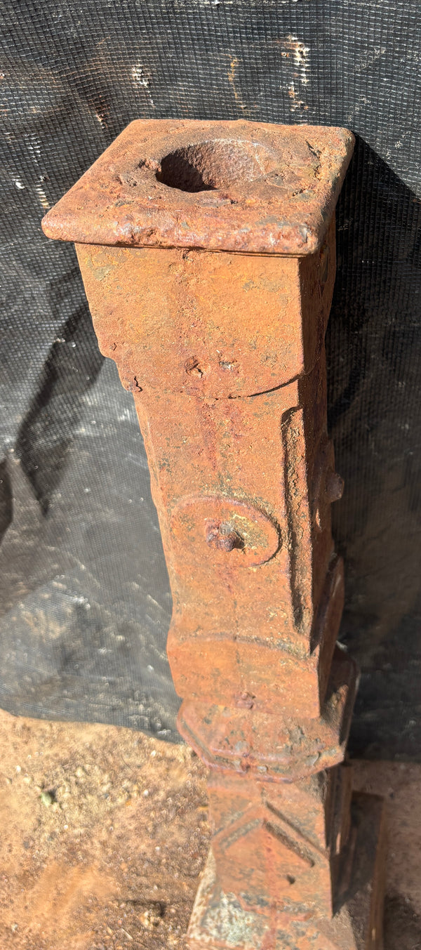 Set of 4 Cast Iron Newel Posts GA21582