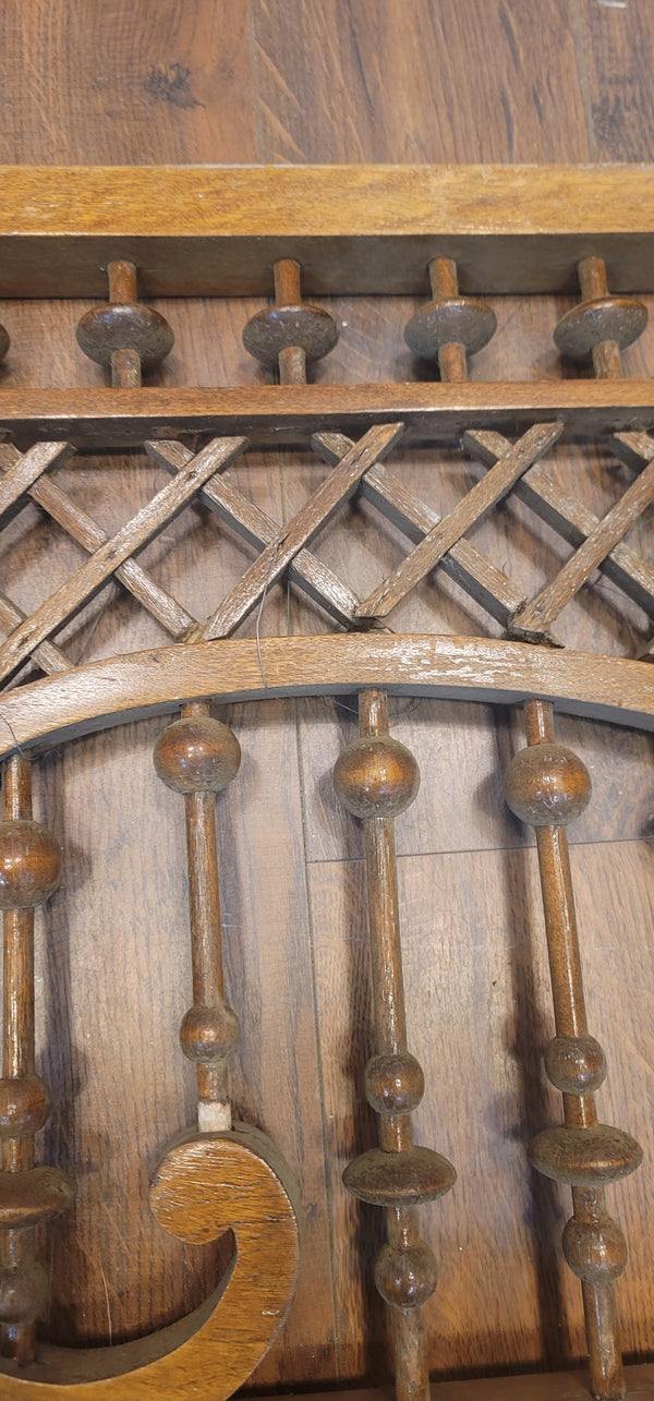 Vintage 6 Foot Long Wooden Victorian Fretwork 17 1/2" x 72" GS00893