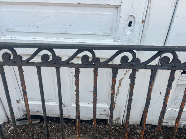 10.5 Foot Iron Fence Panel GA21321