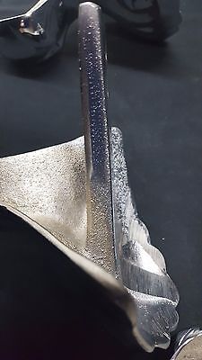 4 Ornate Cast Iron Chrome Plated Claw Feet 7 1/2" x 6 1/2" GA24