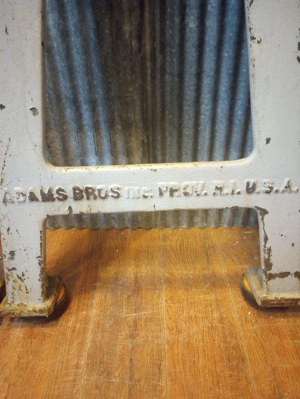 Pair of Adams Brothers Cast Iron Machine Legs 32 5/8" T x 20 3/8" W GA-S066