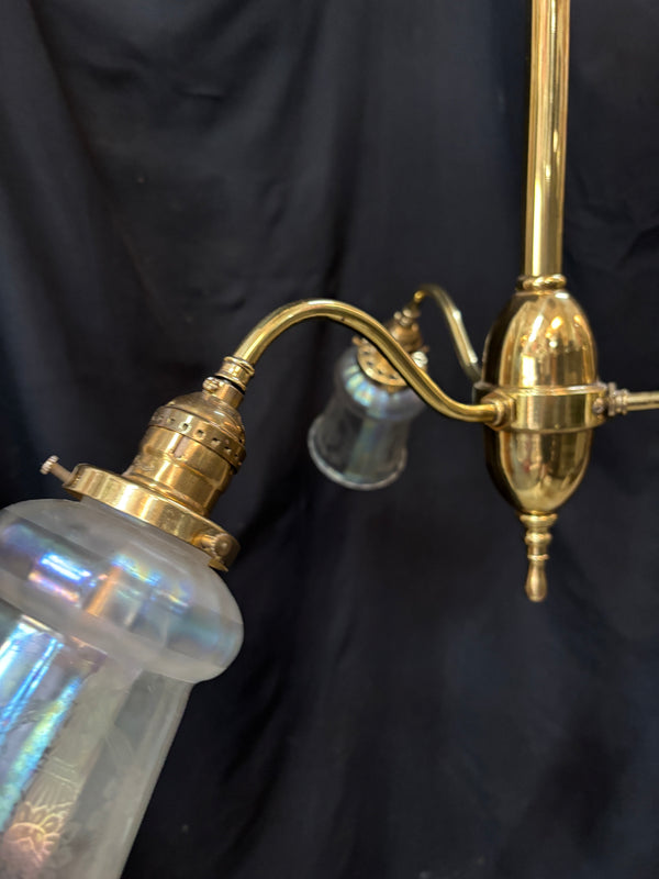 3-Light Brass Chandelier GA21410