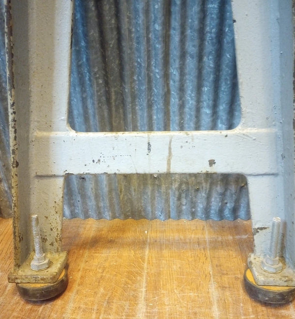 Pair of Adams Brothers Cast Iron Machine Legs 32 5/8" T x 20 3/8" W GA-S066