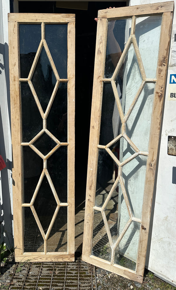 Restored Wood-Framed Transom Window Pair GA20307